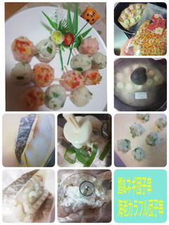 ~●鱈ネギ団子串●海老カラフル団子串●~-レシピのメイン写真