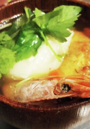 海老真薯のお雑煮-レシピのメイン写真
