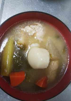 ホットクックでお雑煮-レシピのメイン写真