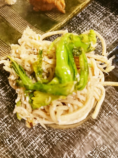 菜の花としらすのサラダ風お蕎麦-レシピのメイン写真