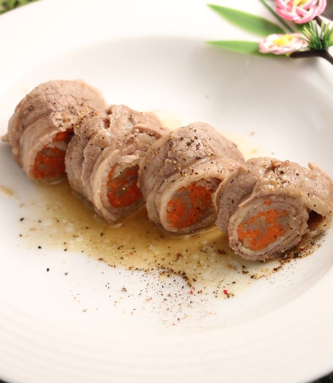 簡単！ごぼう人参肉巻の白だし煮 by だんどり亭 【クックパッド】 簡単