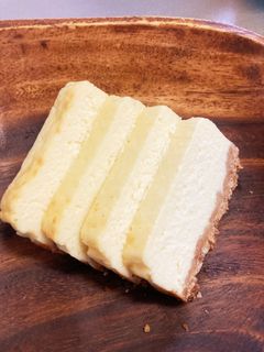 水切りヨーグルトで作ったチーズケーキ-レシピのメイン写真