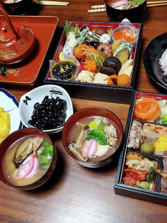 お正月 おかず 朝ごはん 雑煮 千枚漬-レシピのメイン写真