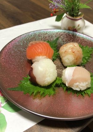 手毬寿司♡-レシピのメイン写真