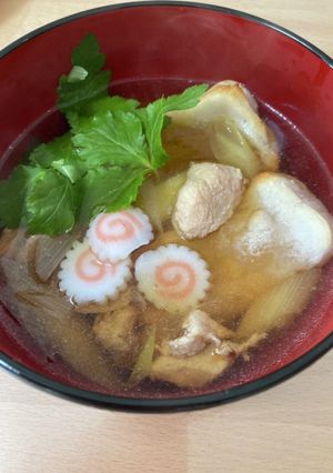 お雑煮(ほんだしで)-レシピのメイン写真