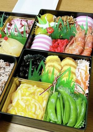 2022年　おせち料理　盛り付け-レシピのメイン写真