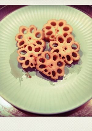 れんこんの飾り煮-レシピのメイン写真