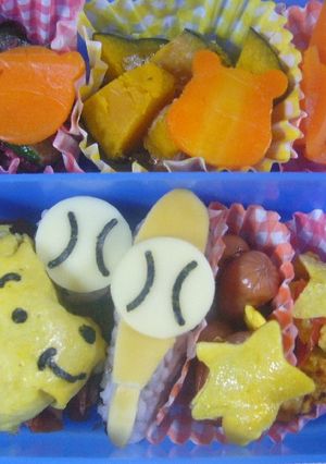 簡単キャラ弁☆オリンピック優勝プーさん-レシピのメイン写真