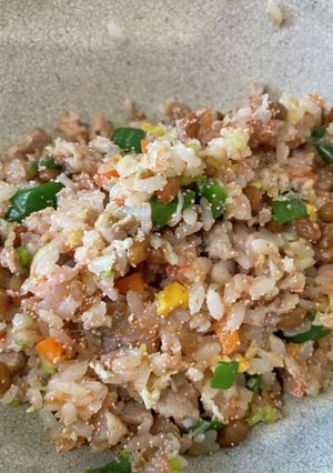 納豆明太子チャーハン-レシピのメイン写真