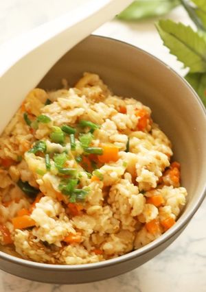 お米がない時に！オートミール炊き込みご飯-レシピのメイン写真