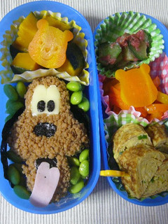 簡単キャラ弁☆ディズニー☆プルート-レシピのメイン写真