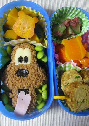簡単キャラ弁☆ディズニー☆プルート-レシピのメイン写真