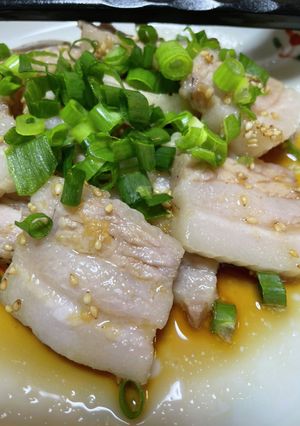 蒸し豚（ポッサム）　　　　　【酒の肴】-レシピのメイン写真
