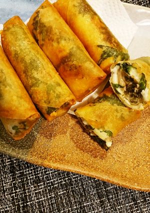 カキと大葉チーズ春巻き-レシピのメイン写真