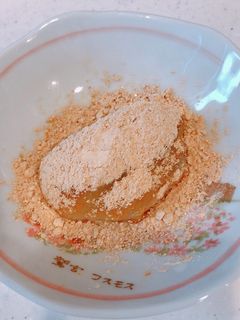 レンジで簡単、あんこinきな粉もち-レシピのメイン写真