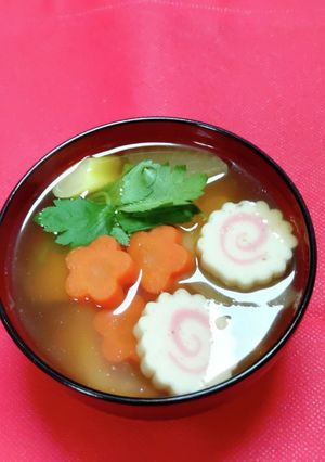 我が家の雑煮関東-レシピのメイン写真