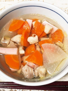 白だしと八方汁のお雑煮-レシピのメイン写真