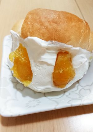 栗きんとんホイップパン-レシピのメイン写真