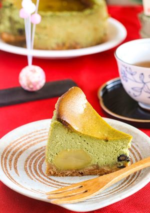 maronの抹茶ベイクドチーズケーキ-レシピのメイン写真