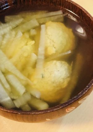 だしパック●大根とイワシのつみれ汁-レシピのメイン写真