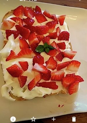 食パンでデコレーションケーキ　超簡単-レシピのメイン写真