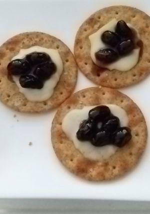 黒豆のカナッペ　★正月　黒豆消費★-レシピのメイン写真
