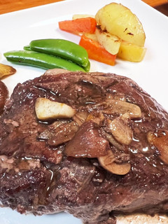 私のステーキの焼き方♡ガーリック風味-レシピのメイン写真
