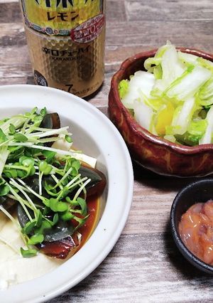簡単、糖質制限的つまみ3品-レシピのメイン写真