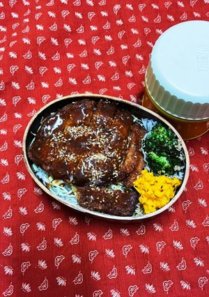 1/3 ソースカツ丼弁当-レシピのメイン写真
