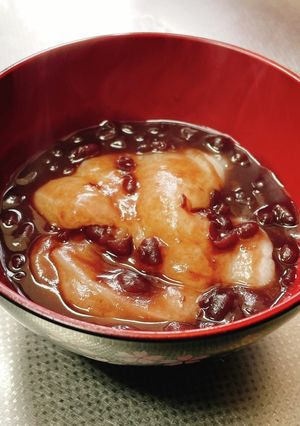 簡単！市販のつぶあんで甘々ぜんざい-レシピのメイン写真