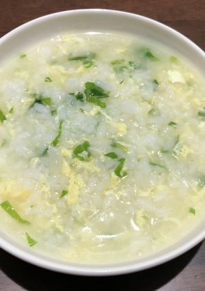 白だしでフワフワ卵の【七草粥】-レシピのメイン写真