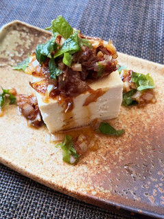 3分で完成☆おつまみに最高ネギかつお豆腐-レシピのメイン写真