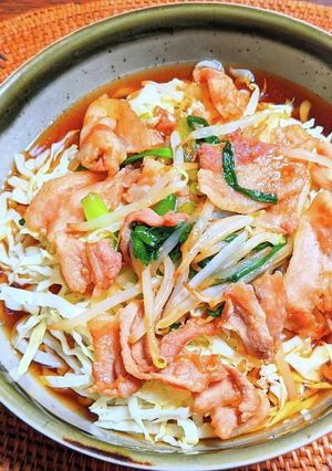 豚ニラもやしラーメン-レシピのメイン写真