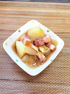 ほっこり♡じゃがたまベーコンの甘辛煮♡-レシピのメイン写真