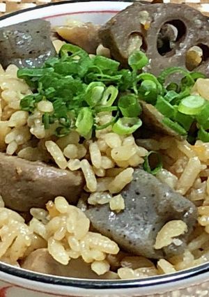 筑前煮リメイク！ごろっと炊き込みご飯-レシピのメイン写真