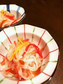 柚子入り紅白なます-レシピのメイン写真