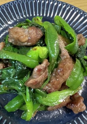 牛肉とほうれん草炒め-レシピのメイン写真