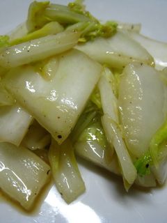 ♪白菜の塩こしょうシンプル炒め♪-レシピのメイン写真