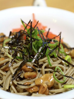 ごま油香る 納豆の冷やし蕎麦☆-レシピのメイン写真