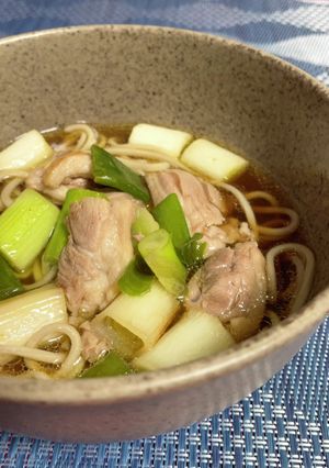 簡単ネギ油で！絶品☆鴨南蛮そば-レシピのメイン写真