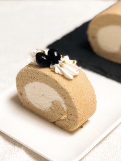 ほうじ茶のロールケーキ-レシピのメイン写真