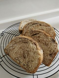 簡単・チョコマーブル食パン☆HB使用-レシピのメイン写真