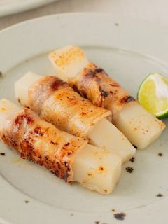 簡単おつまみ!お餅の豚肉巻き-レシピのメイン写真