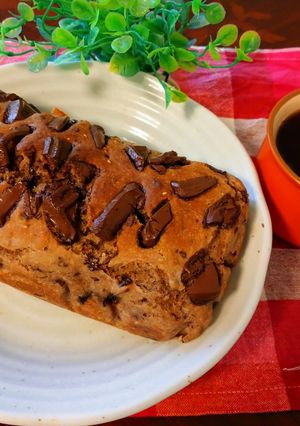 チョコバナナ豆腐パウンドケーキ-レシピのメイン写真