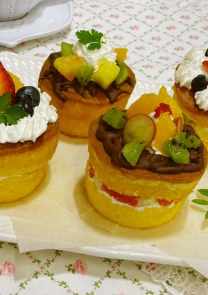 ピープのデコレーションケーキ-レシピのメイン写真