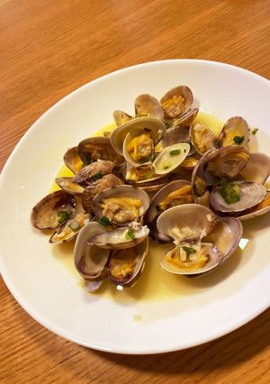 究極のアサリの酒蒸し-レシピのメイン写真