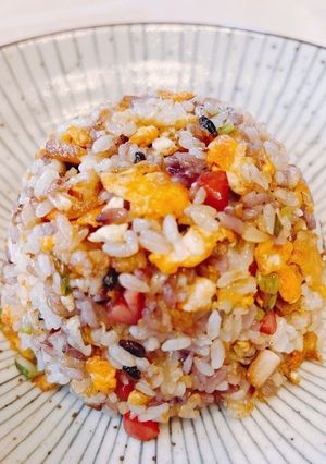 白米と黒米のチャーハン-レシピのメイン写真
