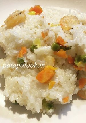 炊飯器で♡簡単エビピラフ-レシピのメイン写真