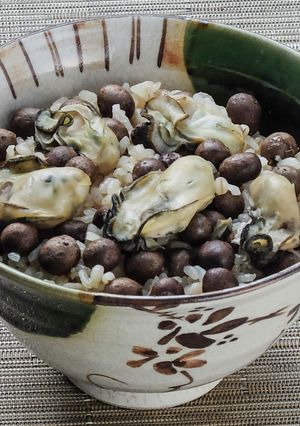 牡蠣と零余子のご飯-レシピのメイン写真
