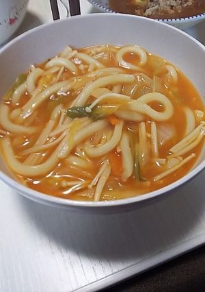 美味しいキムチ鍋うどん-レシピのメイン写真
